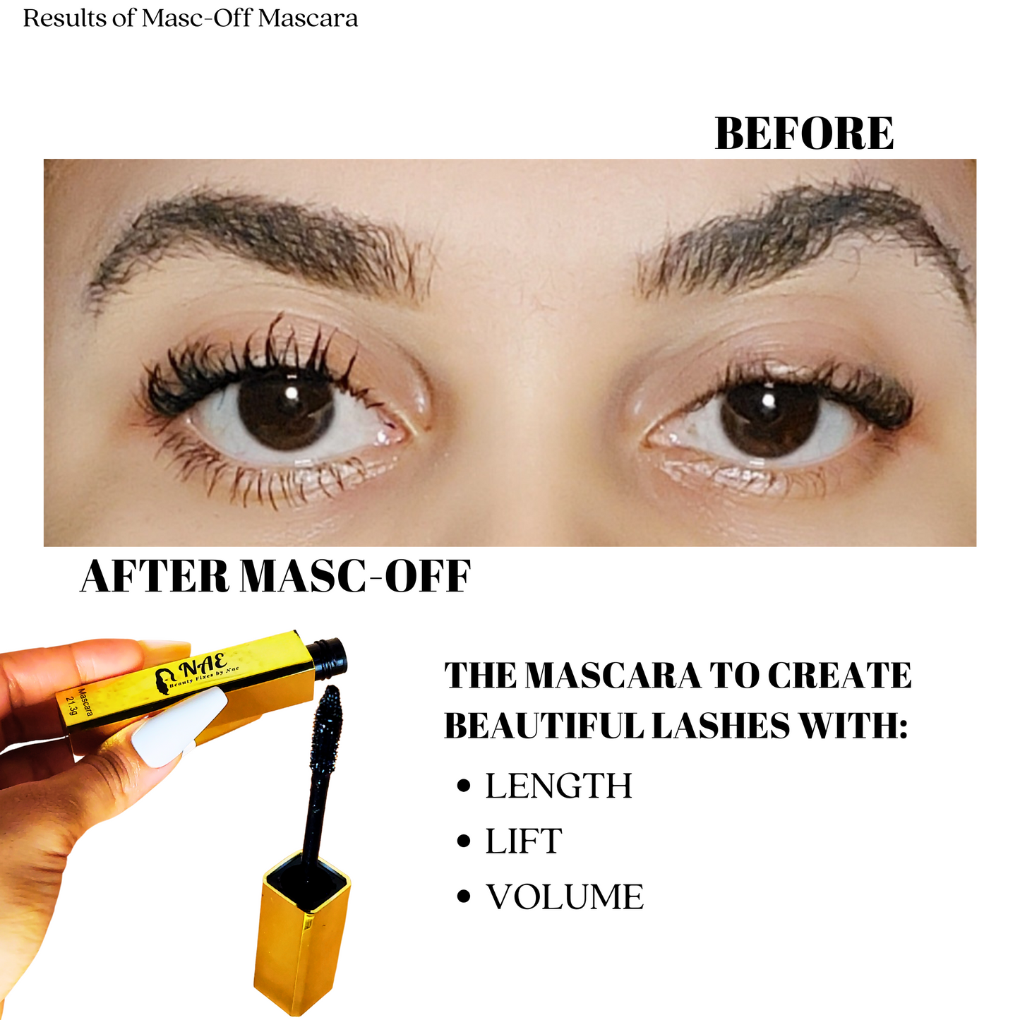 Masc-Off Mascara - Beauty Fixes by Nae